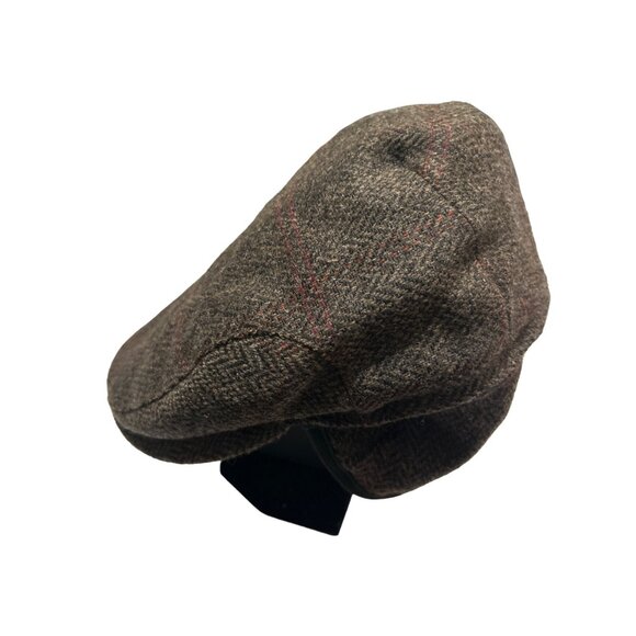 Weatherproof Garment Co. Men's Herringbone Wool Newsboy Cap/Hat Size M - Picture 2 of 6